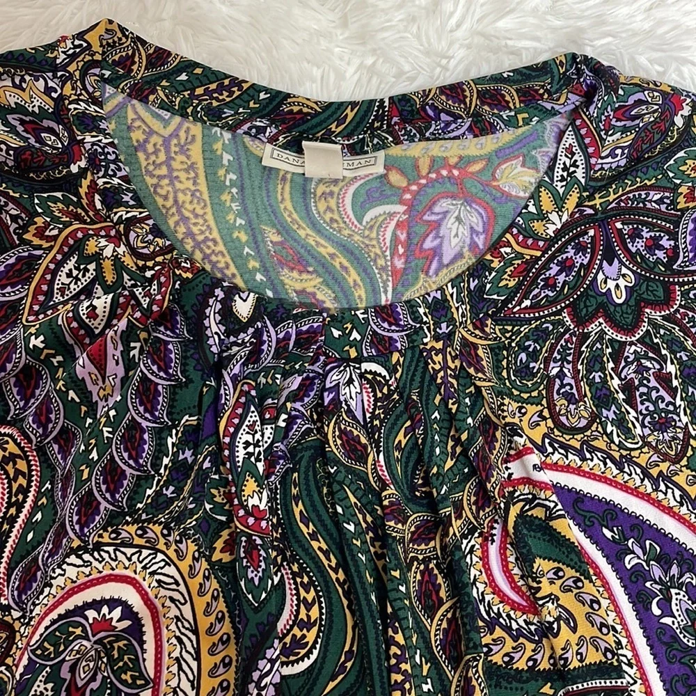 Dana Buckman Sleeveless Top Sz M - Picture 3 of 9